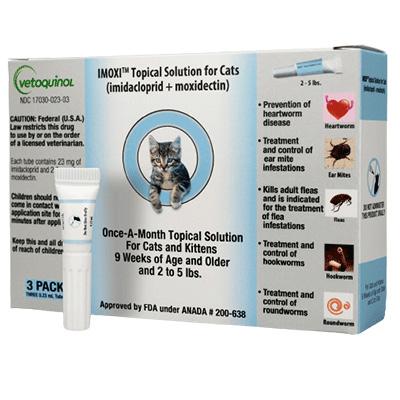 PetIQ / Imoxi TOPICAL SOLN for Cats [ 32Z60425PK ]